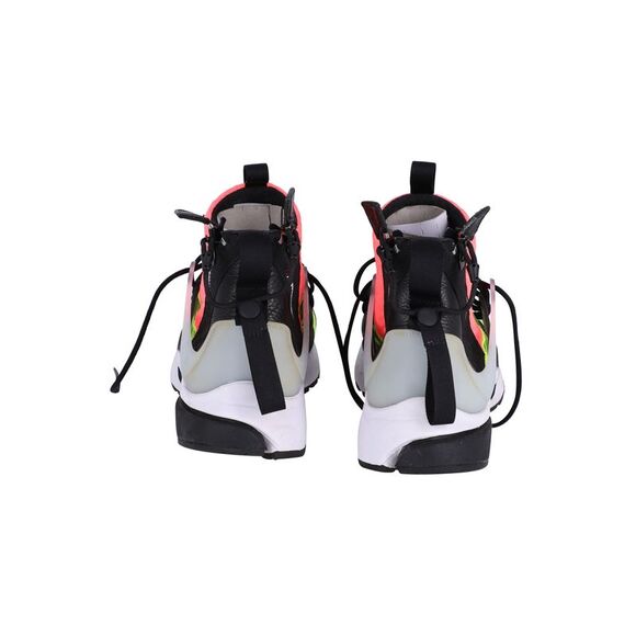 Nike Air Presto x Acronym Sneakers in White/Black Hot Lava Volt Neoprene